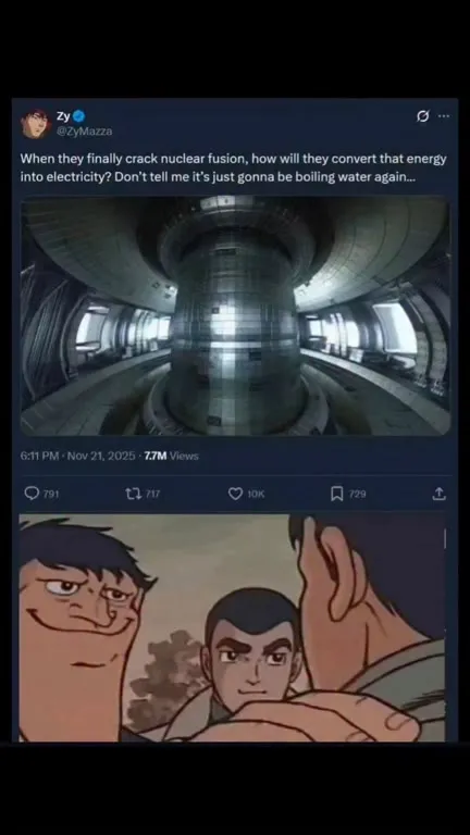 Nuclear Fusion Still Boils Water