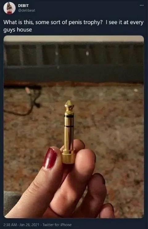 Penis Trophy at Every Guy's House
