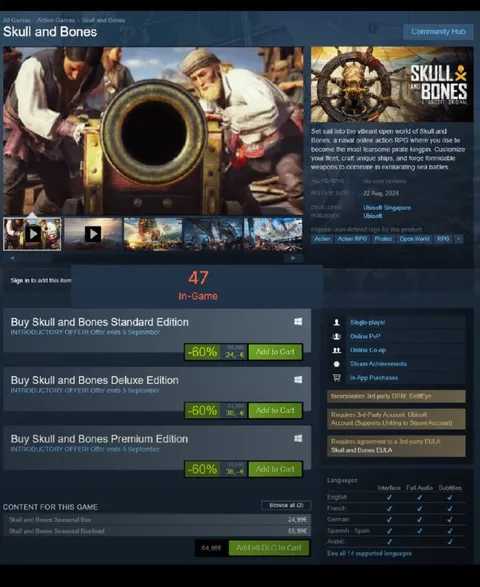 Skull and Bones Game Numbers