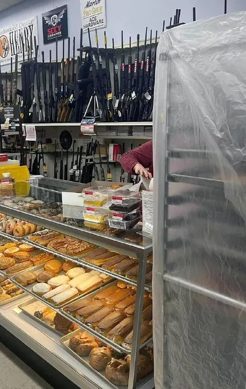 Bakery Inside a Gun Store