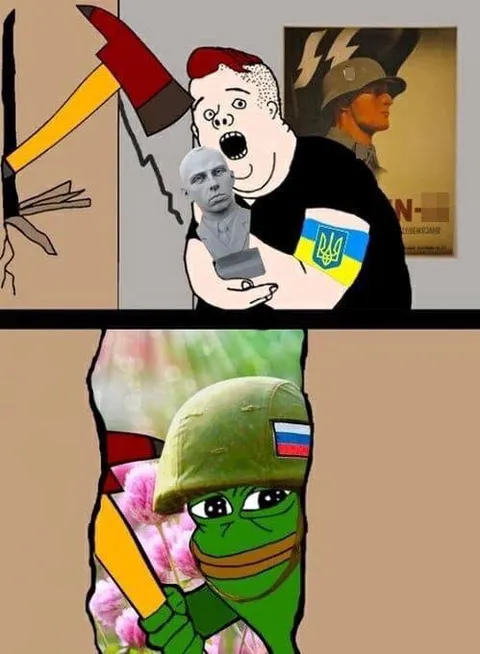 Украинец и русский лягушонок