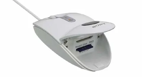 Компьютерная мышь с Memory Stick