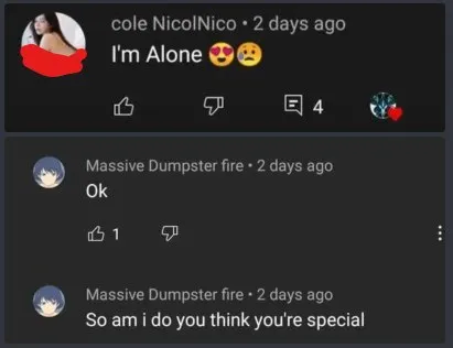 I'm Alone — Ok reply