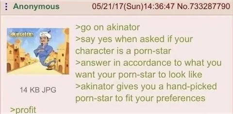 Akinator Porn-Star Preferences