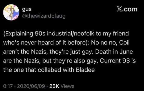 Explaining 90s Industrial Neofolk