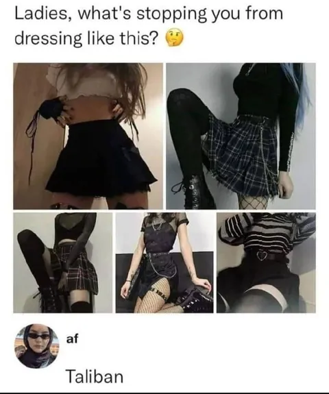 Ladies dressing like this