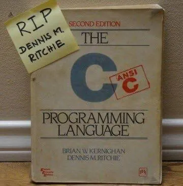 RIP Dennis Ritchie C Programming Book