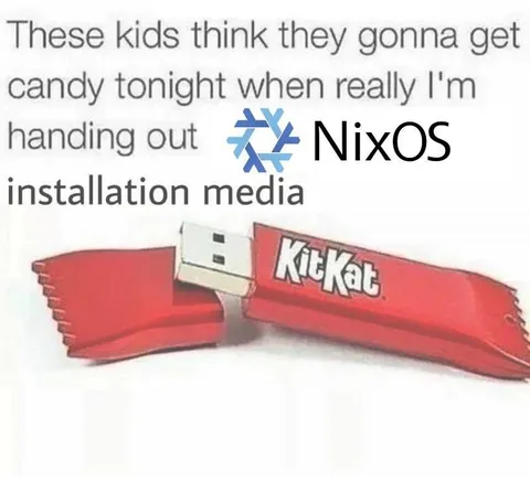 NixOS Installation Media KitKat