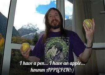 I Have a Pen, I Have an Apple