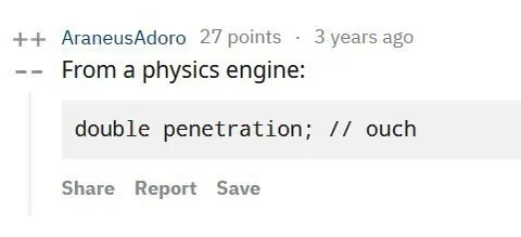 Physics Engine Double Penetration