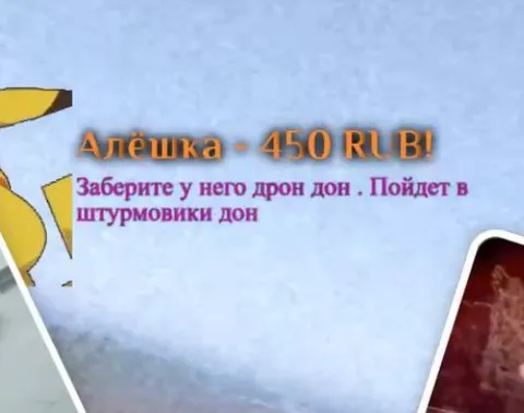 Алёшка и дрон за 450 рублей