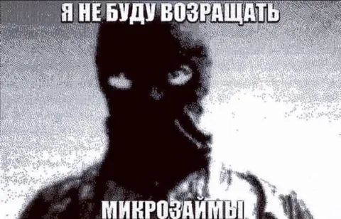 Я не буду возвращать микрозаймы