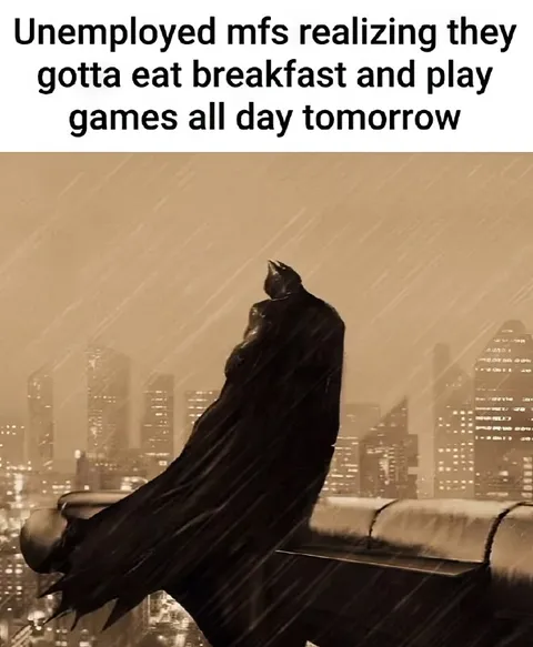 Unemployed Batman Tomorrow