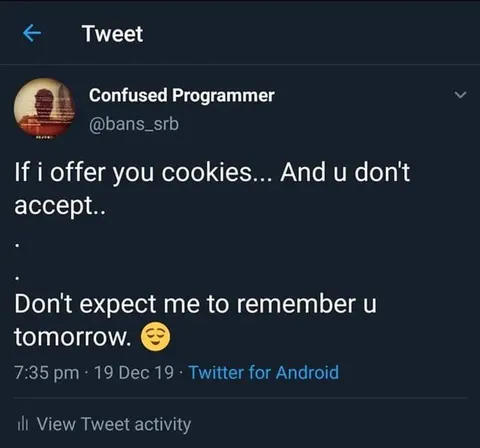 Cookie Offer Rejected