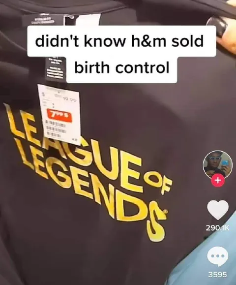 H&M Birth Control Shirt
