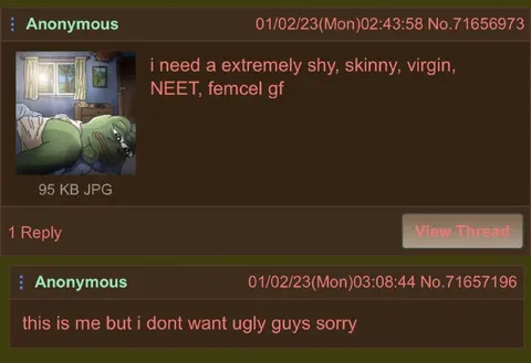 Femcel Girlfriend Rejection
