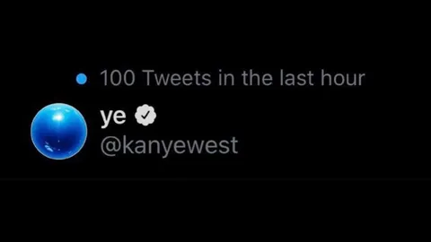 Kanye West Tweeting Frenzy