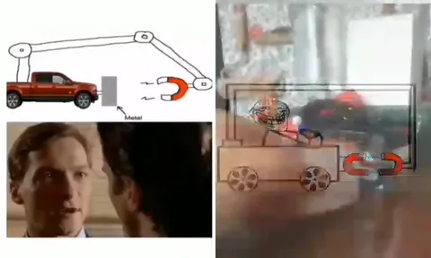 Metal Attracts the Truck