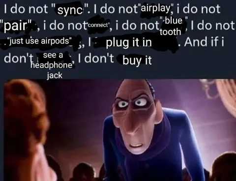 Anton Ego Rejects Wireless Earbuds