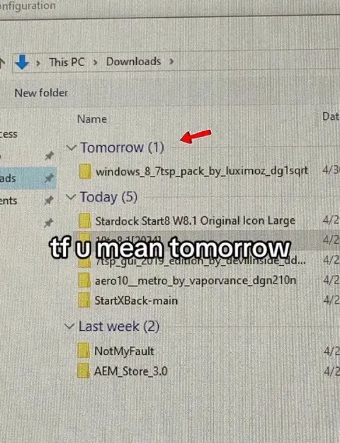 TF You Mean Tomorrow