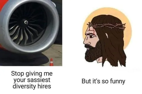Jesus Finds Jet Engine Hilarious