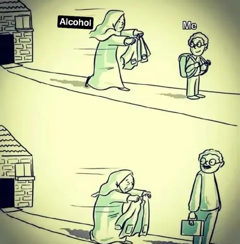 Alcohol Always Finds Me