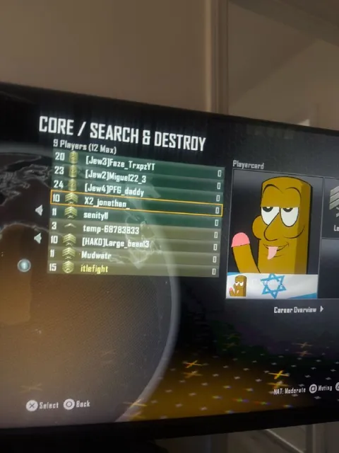 Funny Gamer Profile Card