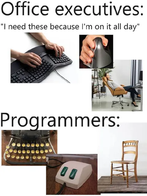 Office Executives vs Programmers Chairs