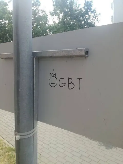 Crowned LGBT Graffiti