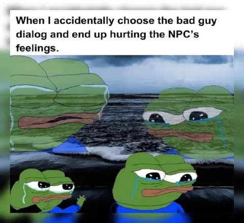Accidentally Hurt the NPC's Feelings