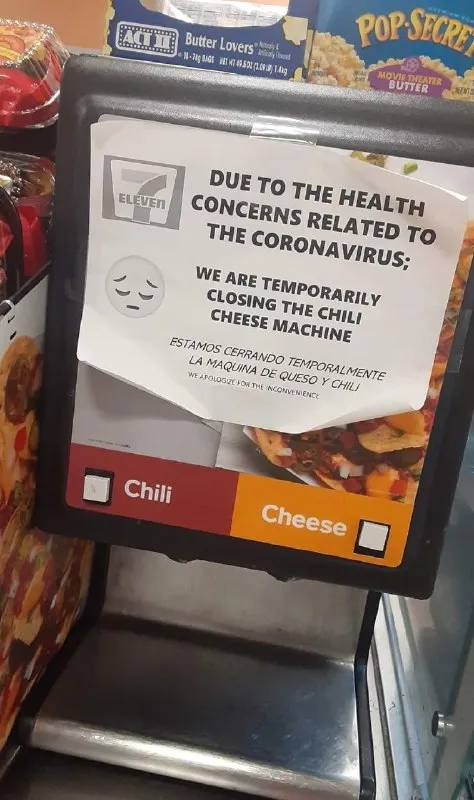 Coronavirus Cheese Machine Shutdown