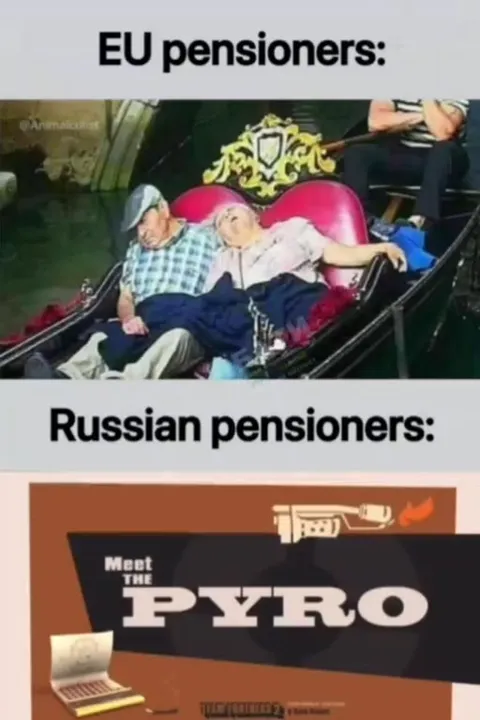 EU Pensioners Meet the Pyro