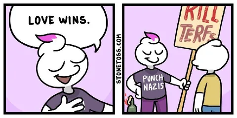 Love Wins Punch Nazis