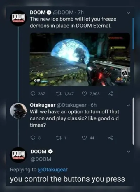 You Control the Buttons You Press