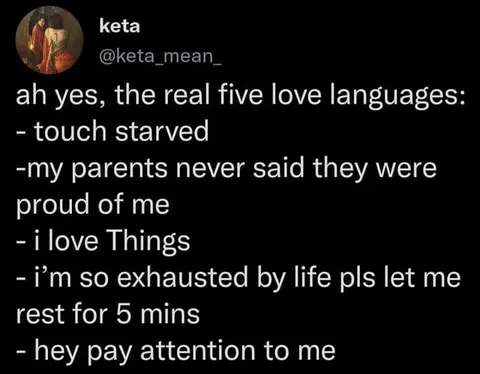 The Real Five Love Languages