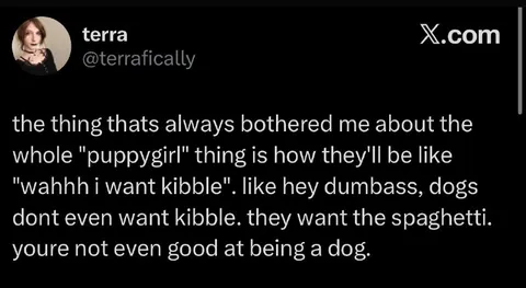 Puppygirl Wants Spaghetti