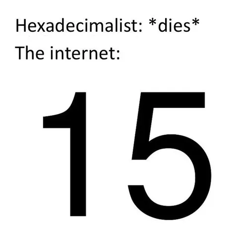 Hexadecimalist dies at 15