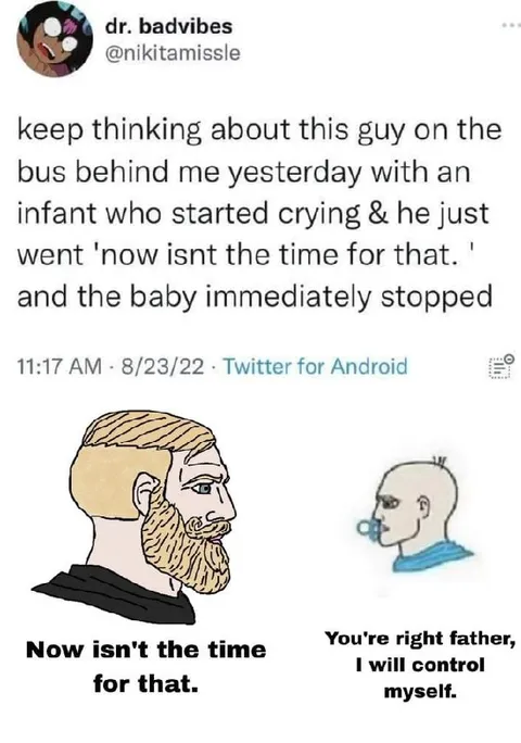 Now Isn’t the Time for That