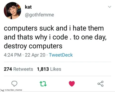 I Code to Destroy Computers