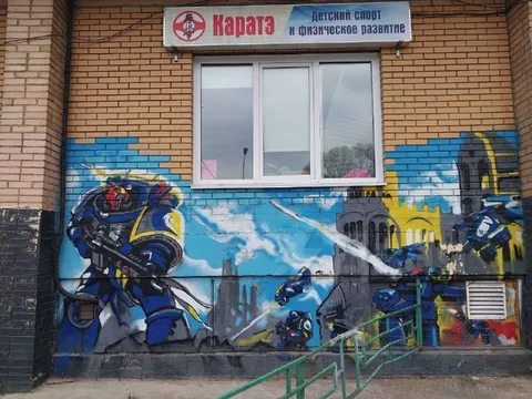 Каратэ среди городских роботов