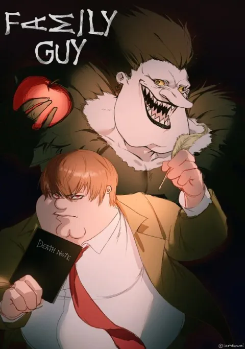 FISILY GUY Death Note Fanart