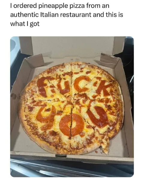 Pineapple Pizza Insult