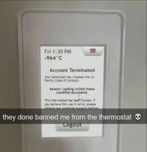 Banned From the Thermostat