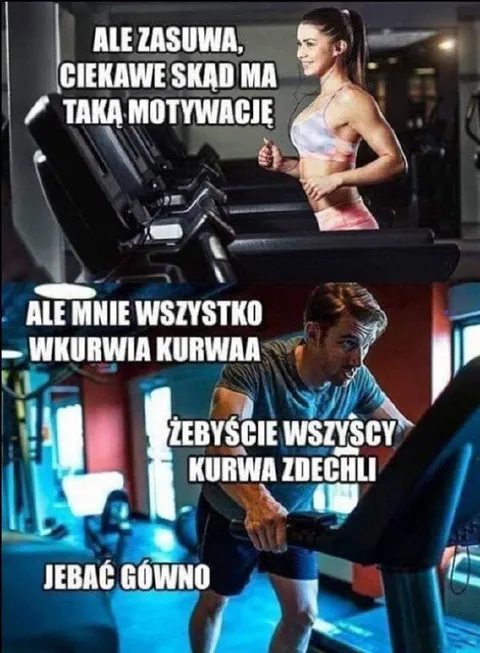 Motywacja do biegania na siłowni
