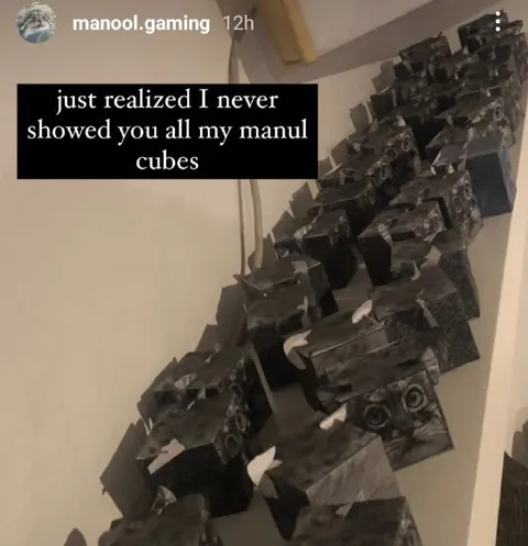Never Showed My Manual Cubes
