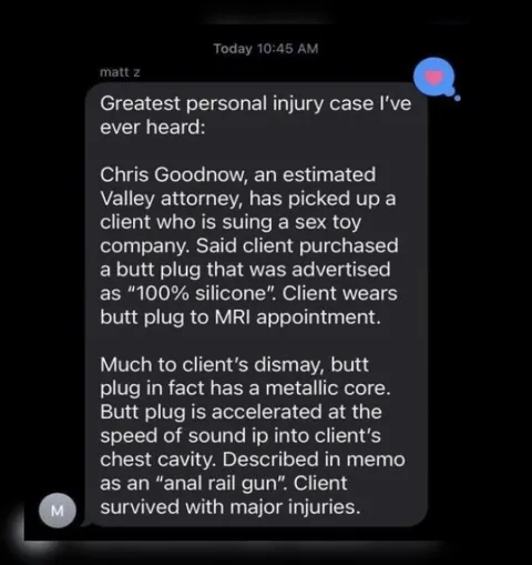 MRI Butt Plug Injury Case