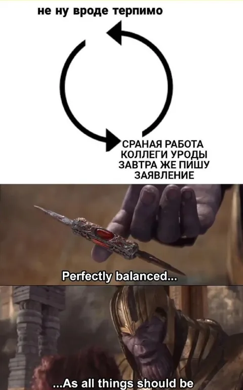 Идеальный баланс работы и терпения