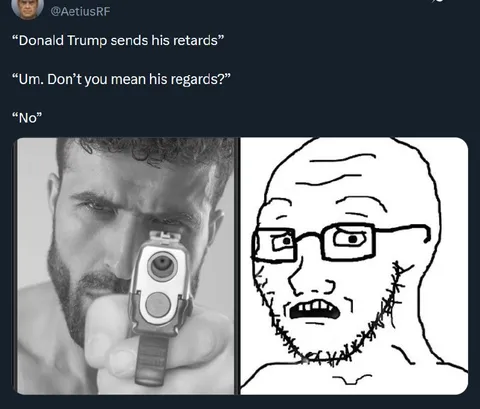 Donald Trump Sends His Retards