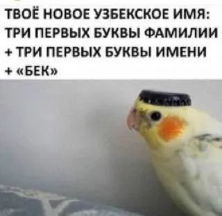 Твоё новое узбекское имя