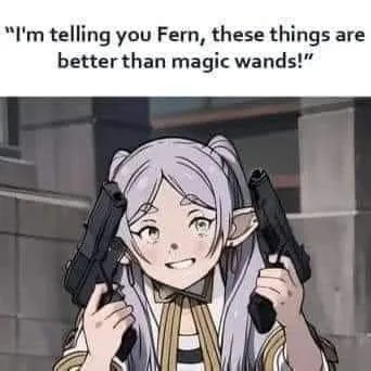 Fern Chooses Guns Over Magic Wands